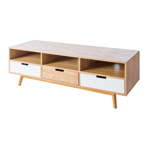 Mocka Marlow Entertainment Unit Assembly instructions