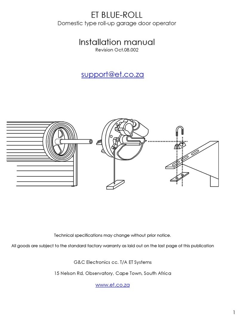 Et BLUE-ROLL installation manual