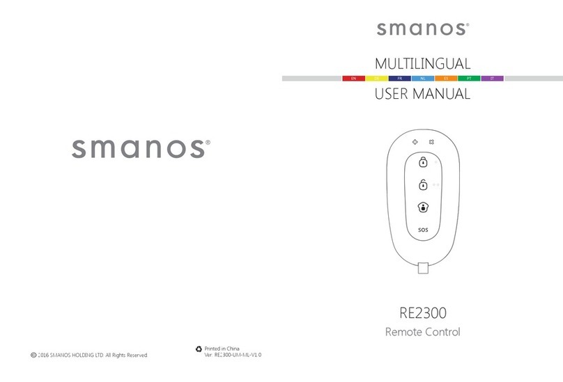 Smanos RE2300 user manual