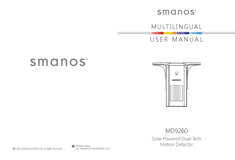 Smanos MD9260 User manual