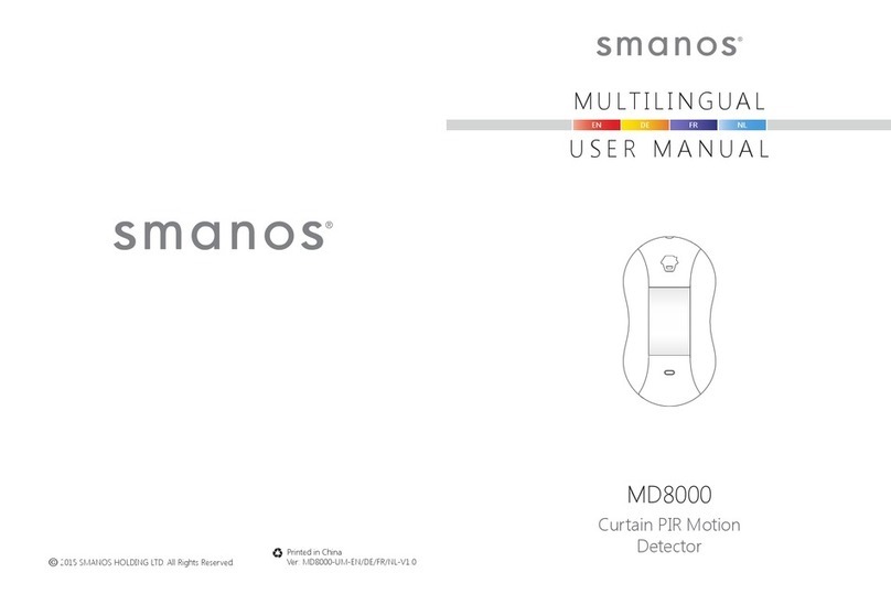Smanos MD8000 User manual