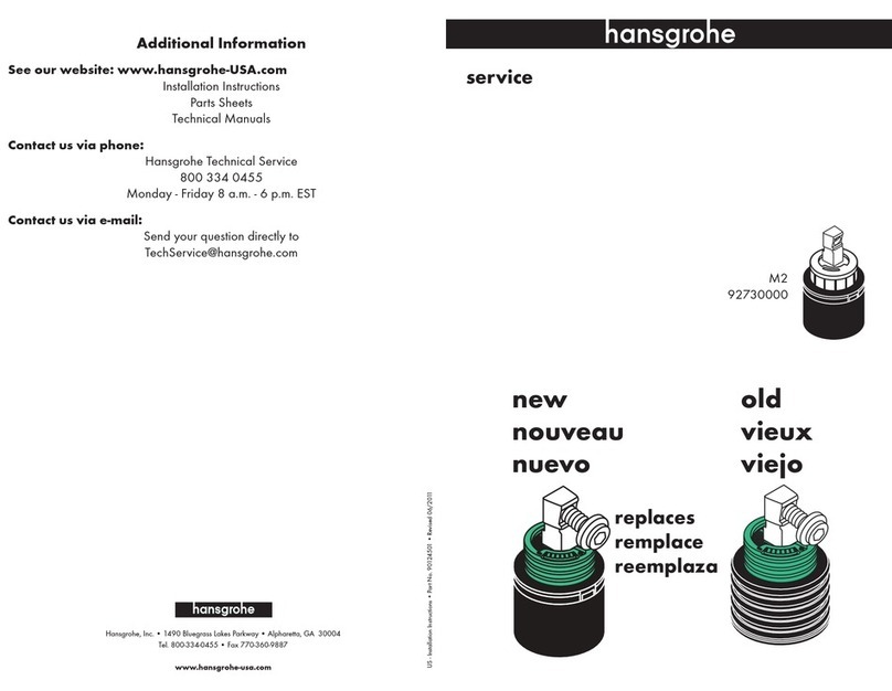 Hans Grohe M2 Assembly instructions