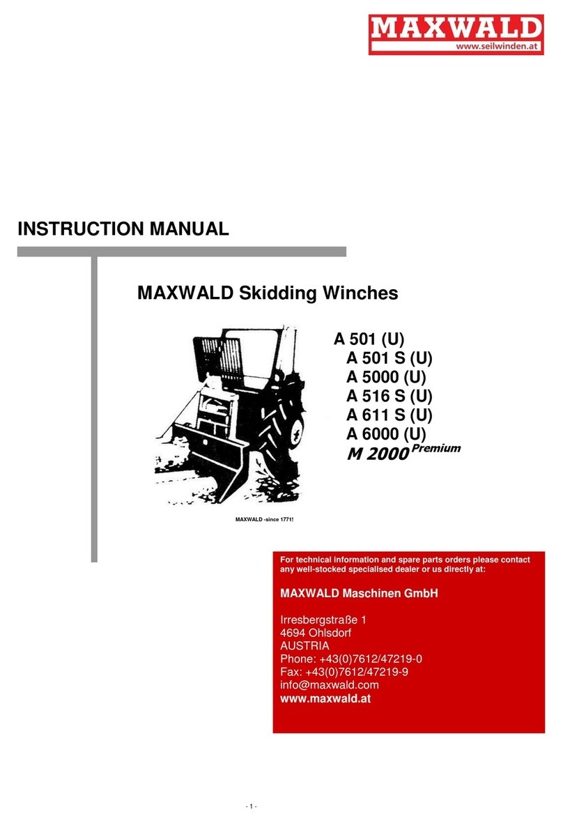 MAXWALD A 501U instruction manual