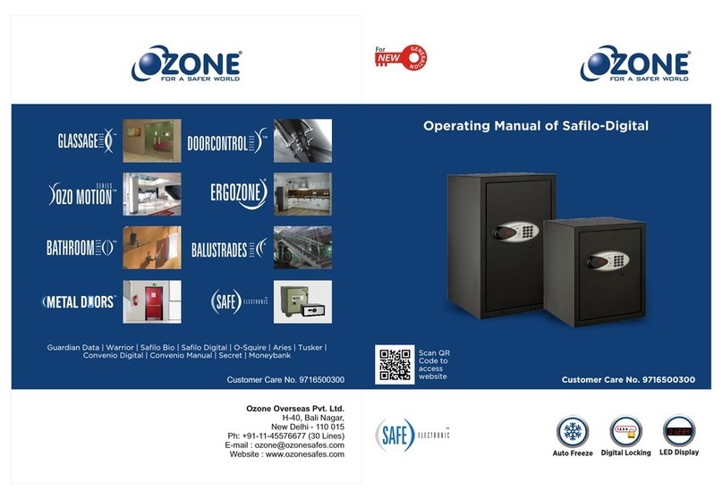 Ozone SAFILO-DIGITAL-1 operating manual