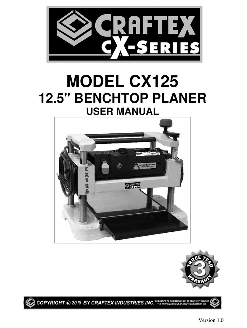 Craftex CX125 User manual