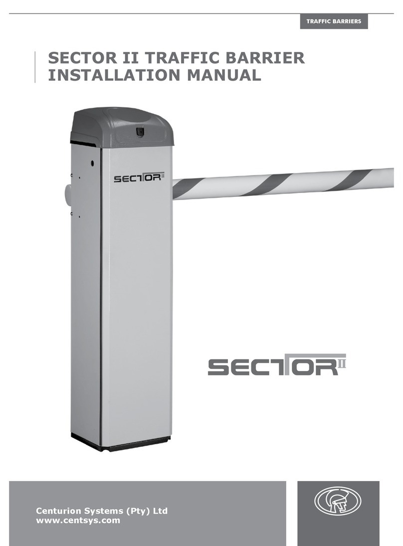 CENTURION SYSTEMS SECTOR II installation manual