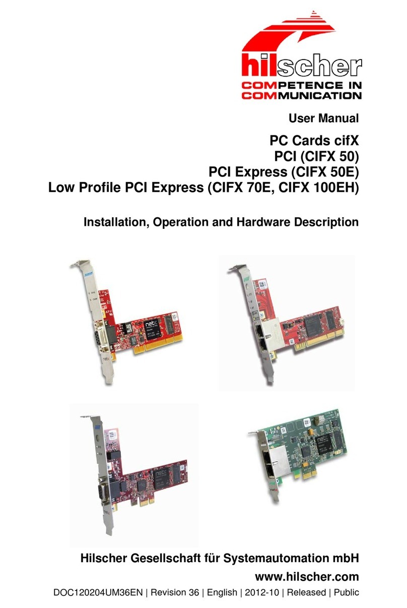 hilscher CIFX 50 User manual