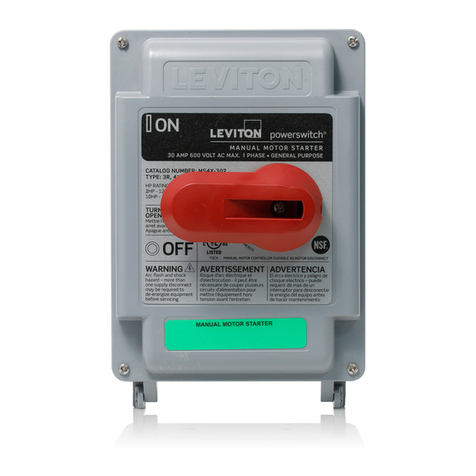 Leviton PowerSwitch MS4X-302 installation instructions Leviton PowerSwitch MS4X-302 installation instructions