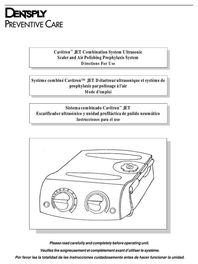 DENTSPLY Cavitron JET Manual