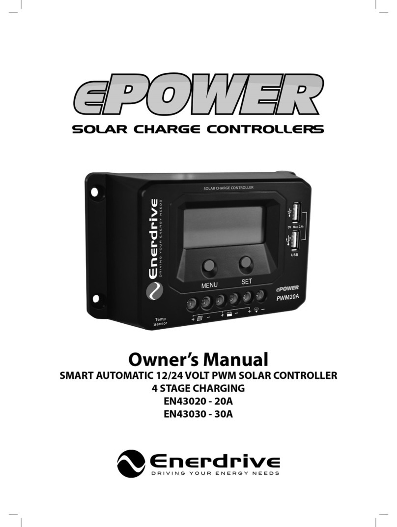 Enerdrive ePOWER EN43020 owner's manual
