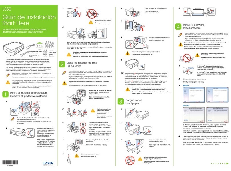 Epson L350 Instruction Manual