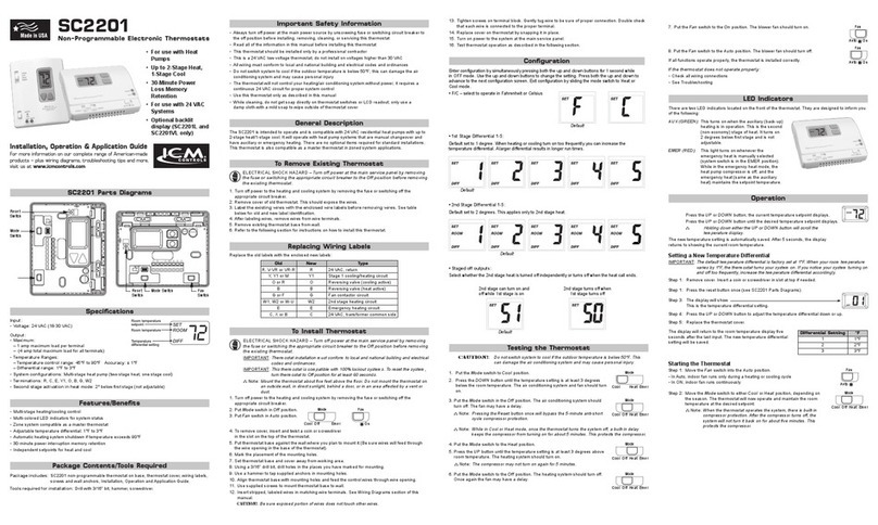 ICM Controls SC2201 Installation, operation & application guide