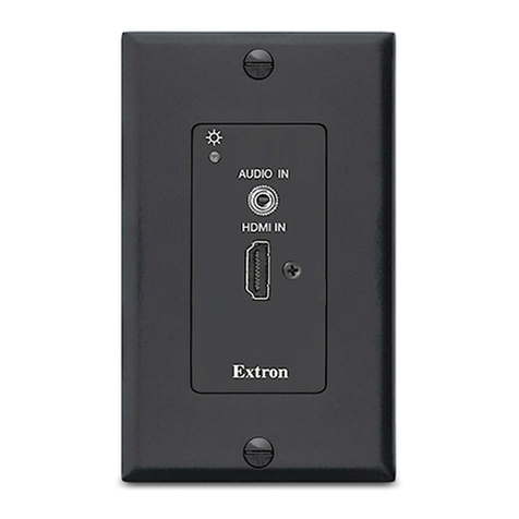 Extron electronics DTP HWP 4K 231 D User manual