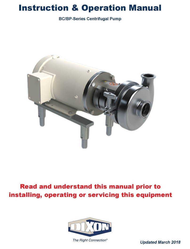 Dixon Bradford BC114 instruction & operation manual