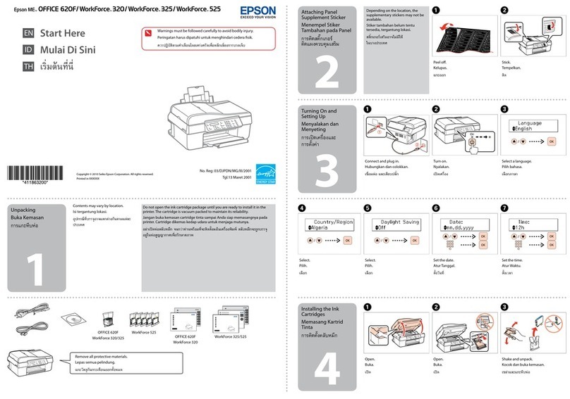 Epson WorkForce 320 Instruction Manual