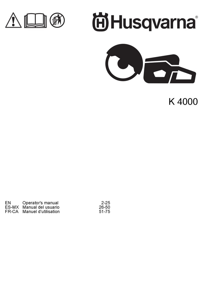 Husqvarna K 4000 Cut-n-Break Operator's manual