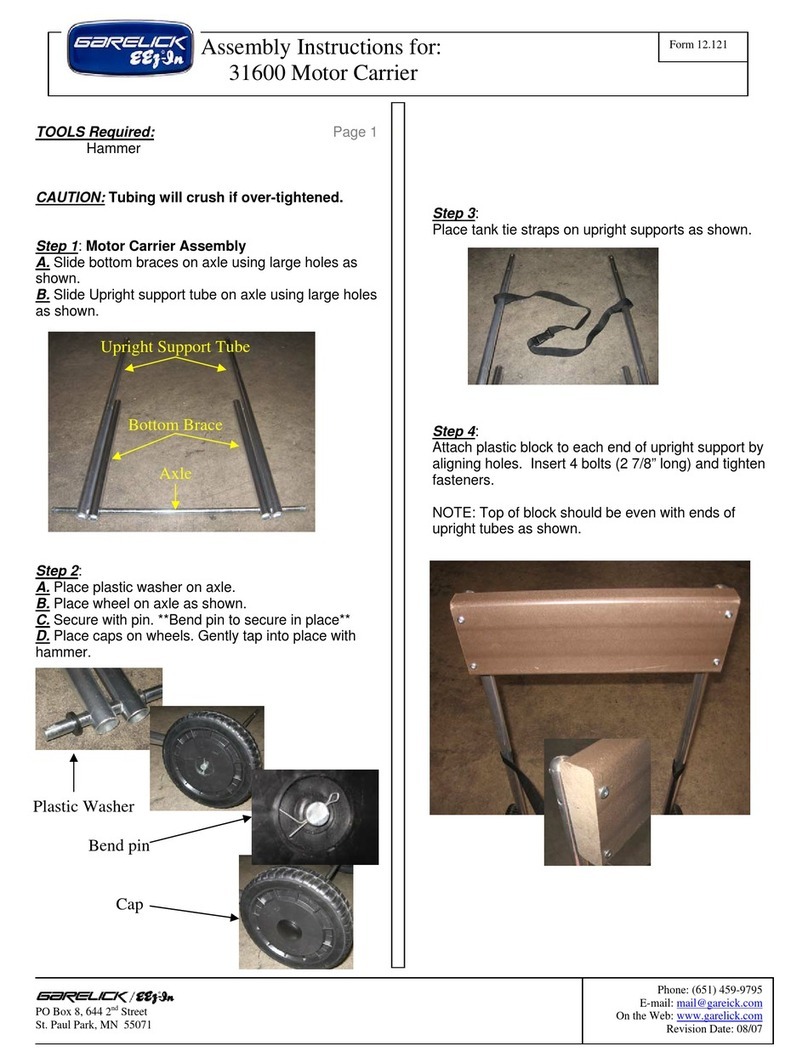 Garelick 31600 Assembly instructions