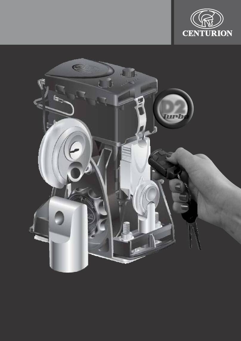 Centurion D2 Turbo installation manual