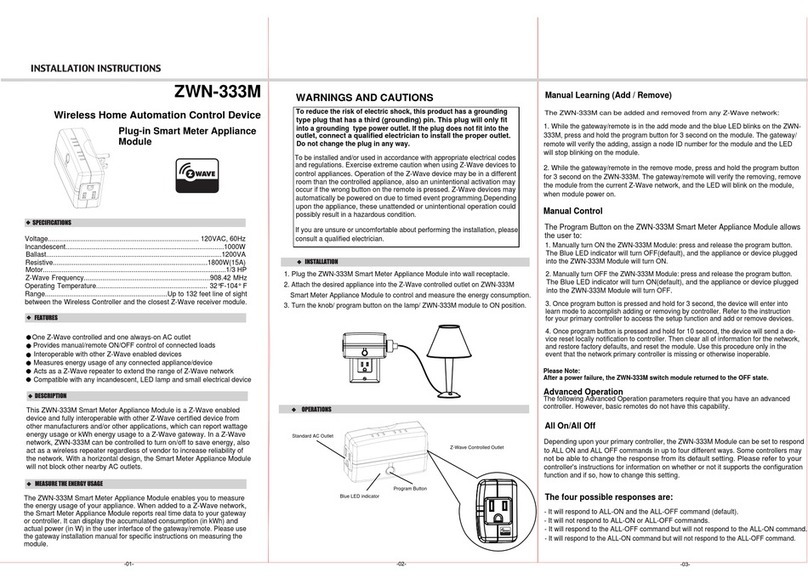 Enerwave ZWN-333M User manual