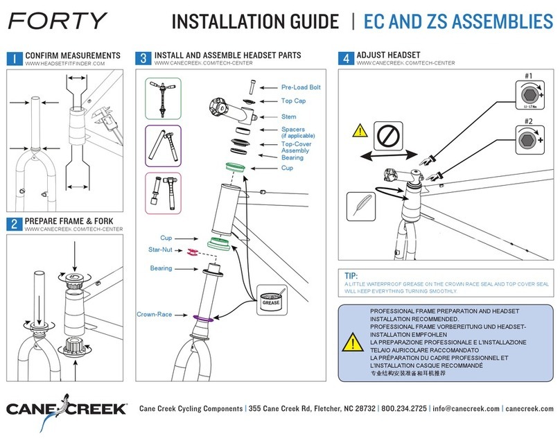 Cane Creek EC Installation guides