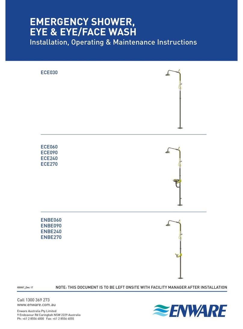 enware ECE030 Installation, operating,  & maintenance instructions
