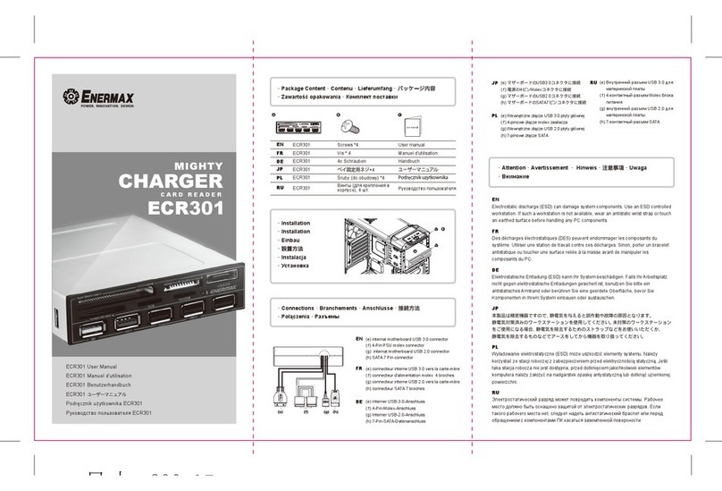 ENERMAX ECR301 user manual