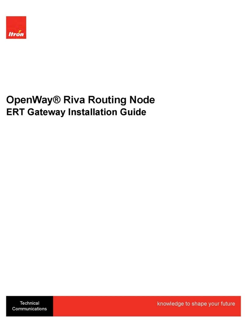 ITRON OpenWay Riva User manual