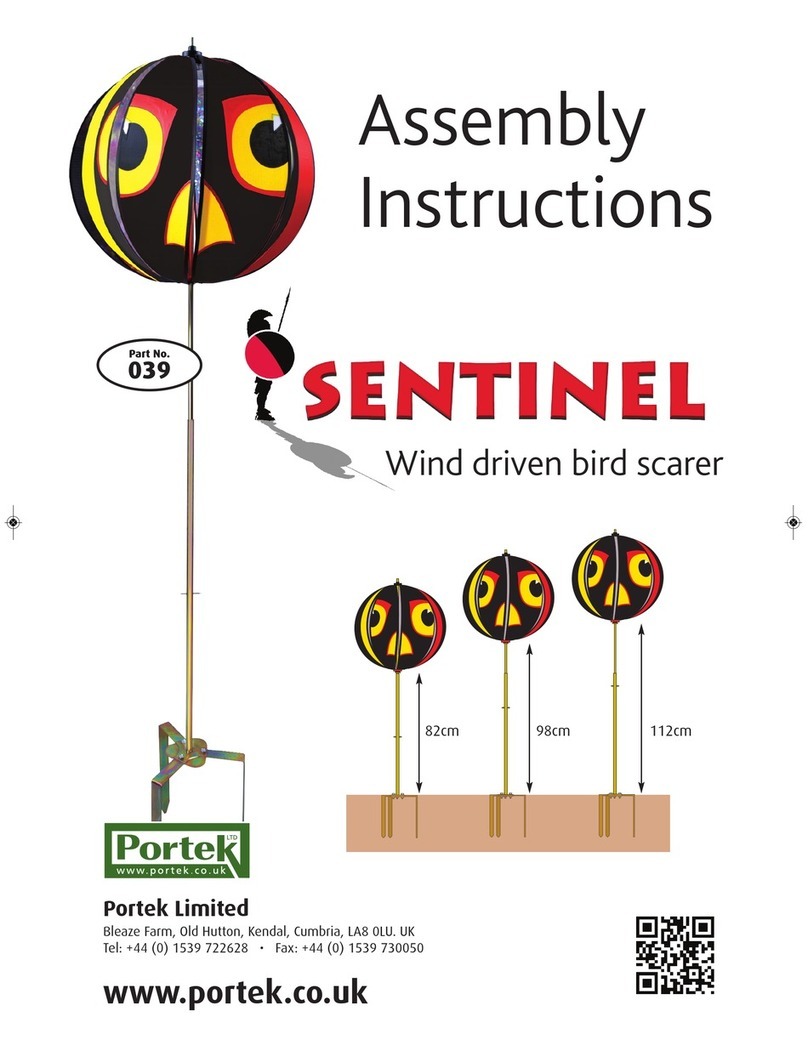 Portek Sentinel Assembly & instruction manual