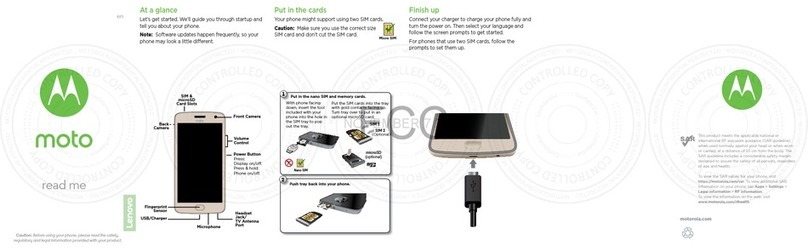 Motorola MOTO Q 9m Instruction sheet