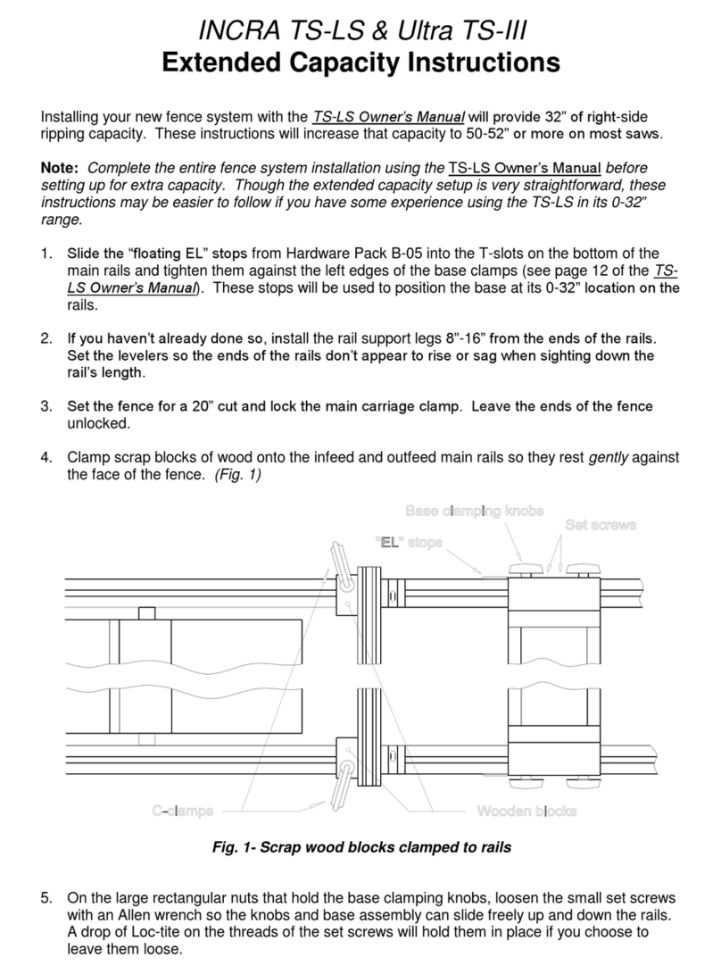 Incra TS-LS instructions