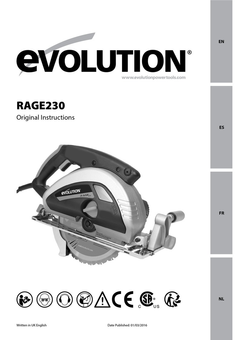 Evolution RAGE230 User manual