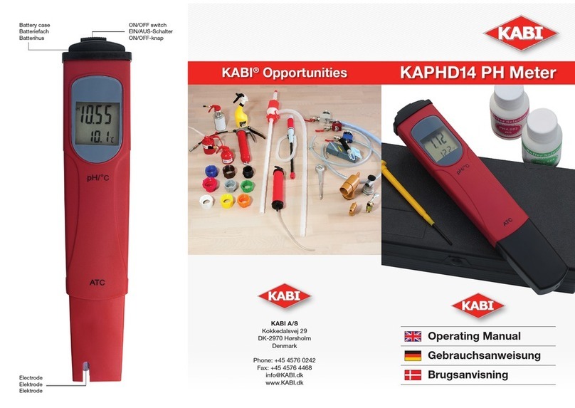 KABI KAPHD14 operating manual