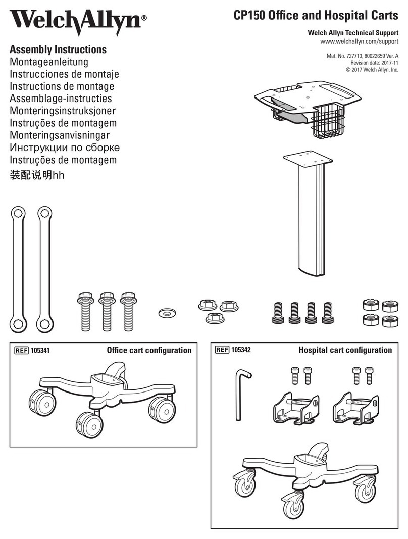 Welch Allyn CP 150 Assembly instructions