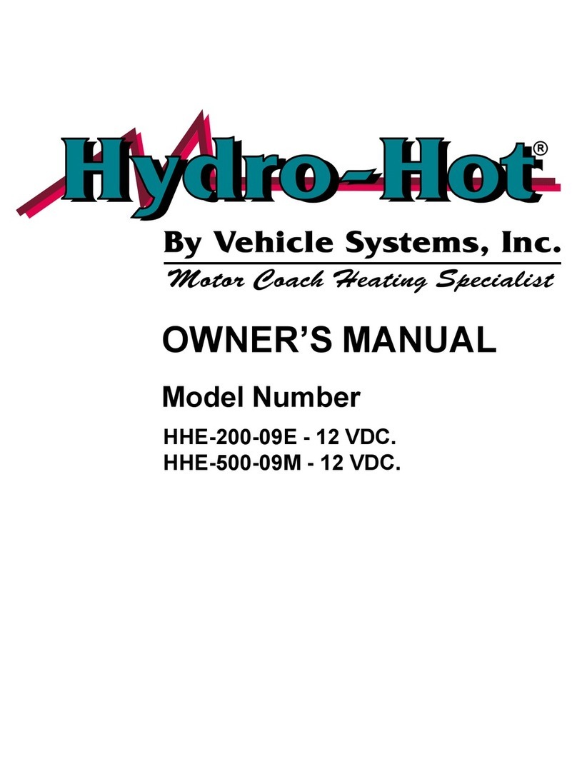 Hydro-Hot HHE-200-09E owner's manual