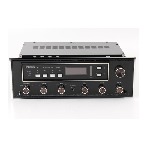 McIntosh MR80 owner's manual