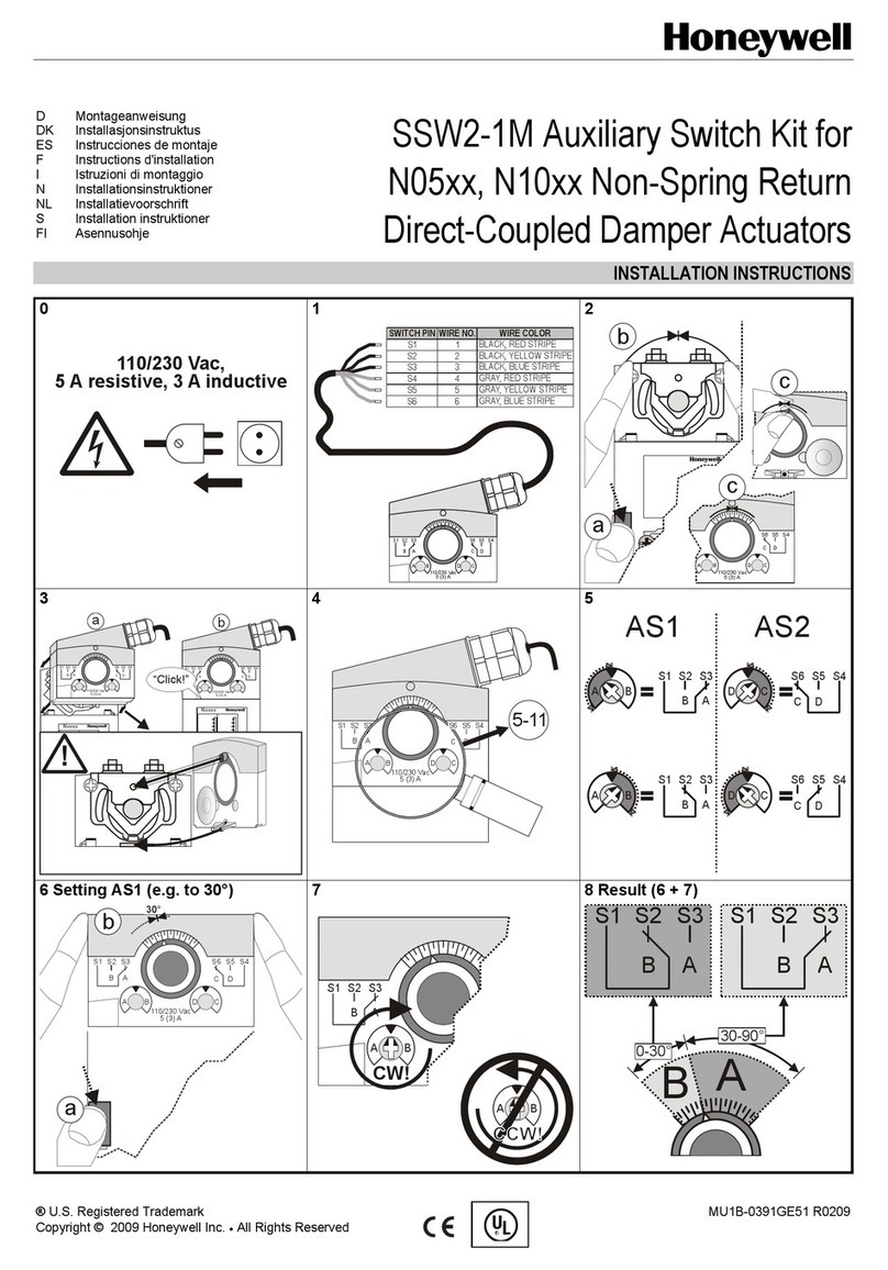 Honeywell SSW2-1M User manual