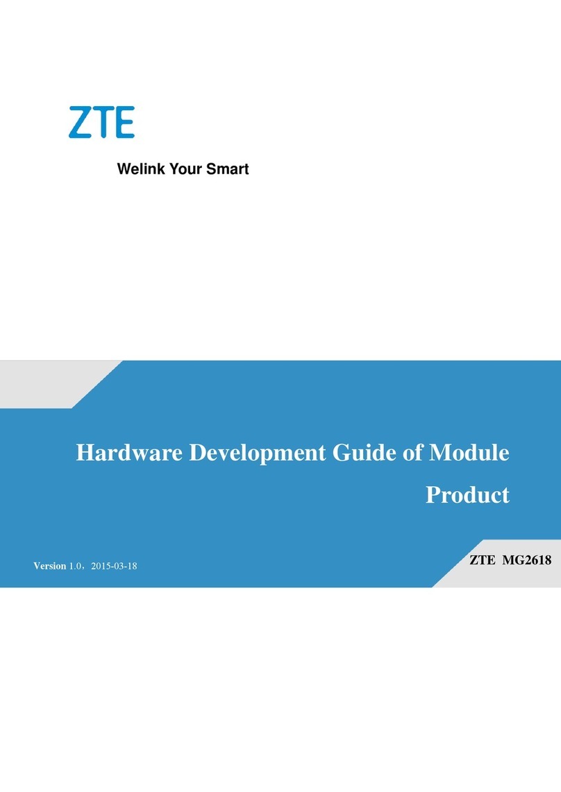 Zte MG2618 Installation instructions
