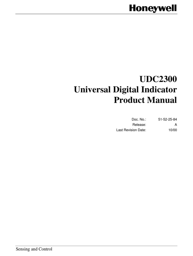 Honeywell UDC 2300 User manual