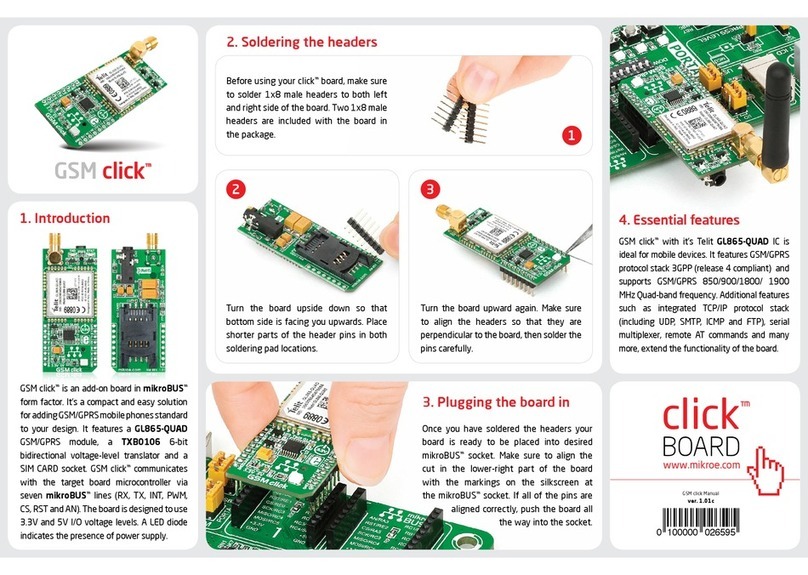 MicroElektronika GSM Click manual