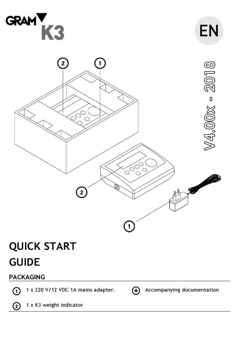 Gram K3 SERIES quick start guide