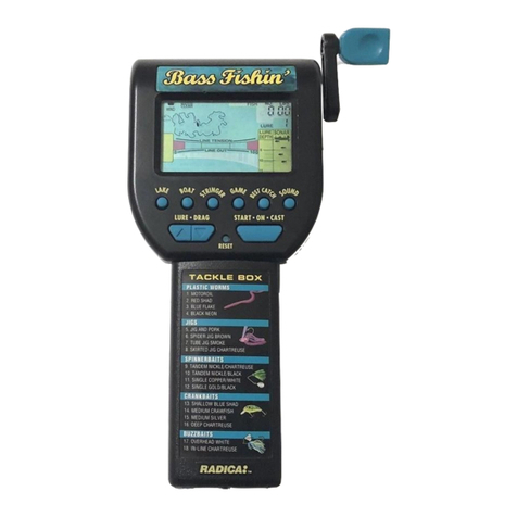 Radica Games Bass Fishin 3732 User manual
