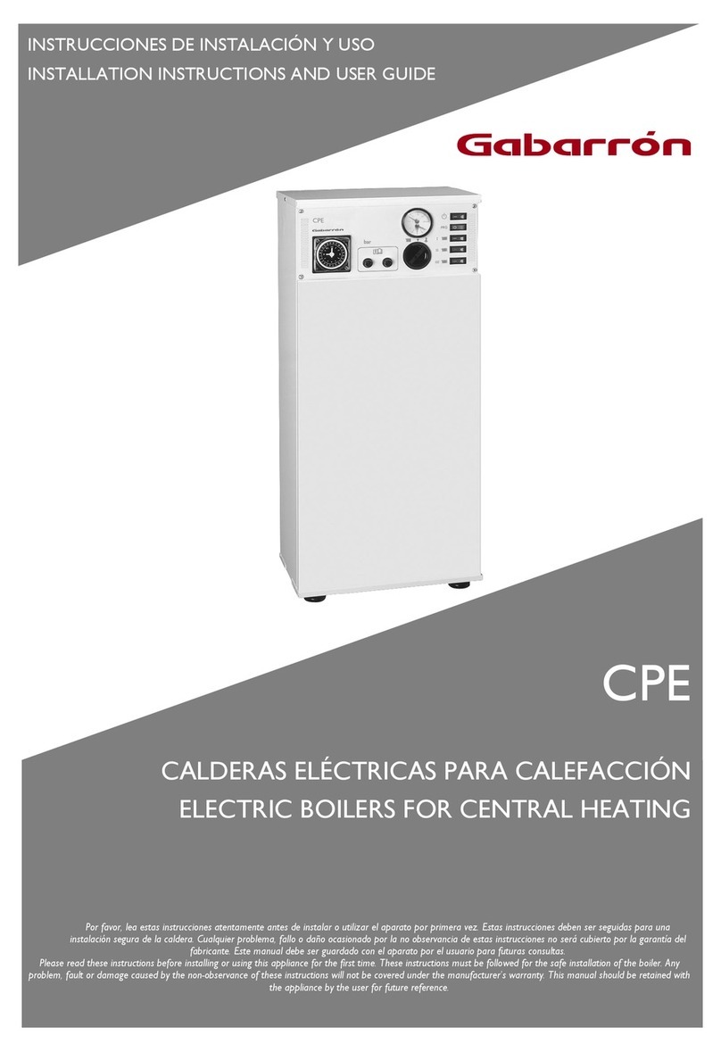 Gabarron CPE Installation instructions and user guide
