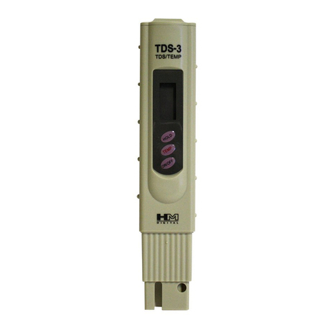 HM Digital TDS-3 User manual HM Digital TDS-3 User manual