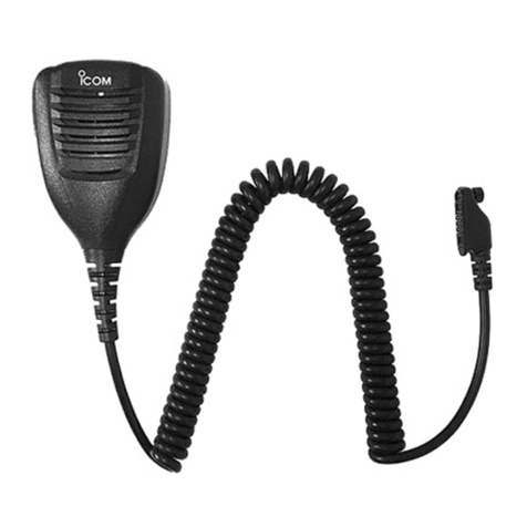 Icom HM-170GP User manual
