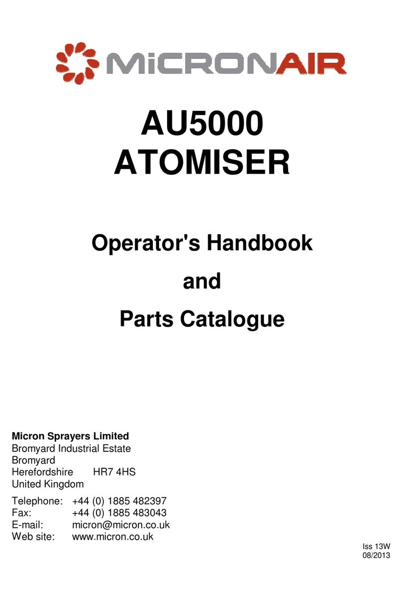 micronAir AU5000 Operator's handbook