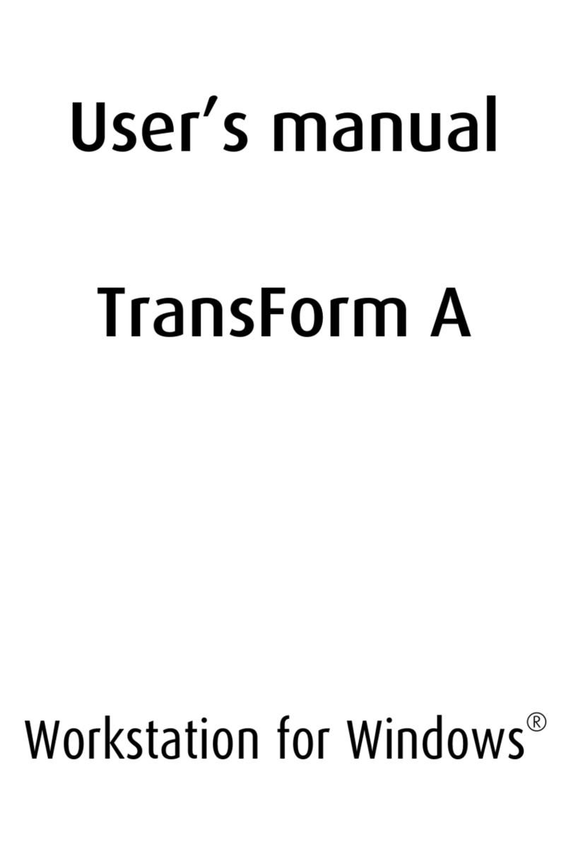 Barco TransForm A user manual