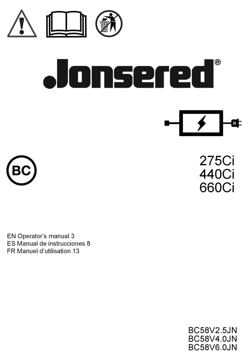 Jonsered 275Ci Owner's/operator's manual