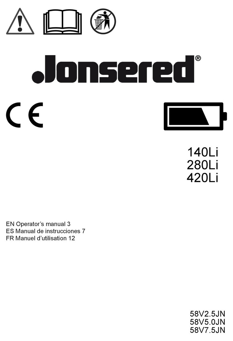Jonsered 280Li Owner's/operator's manual