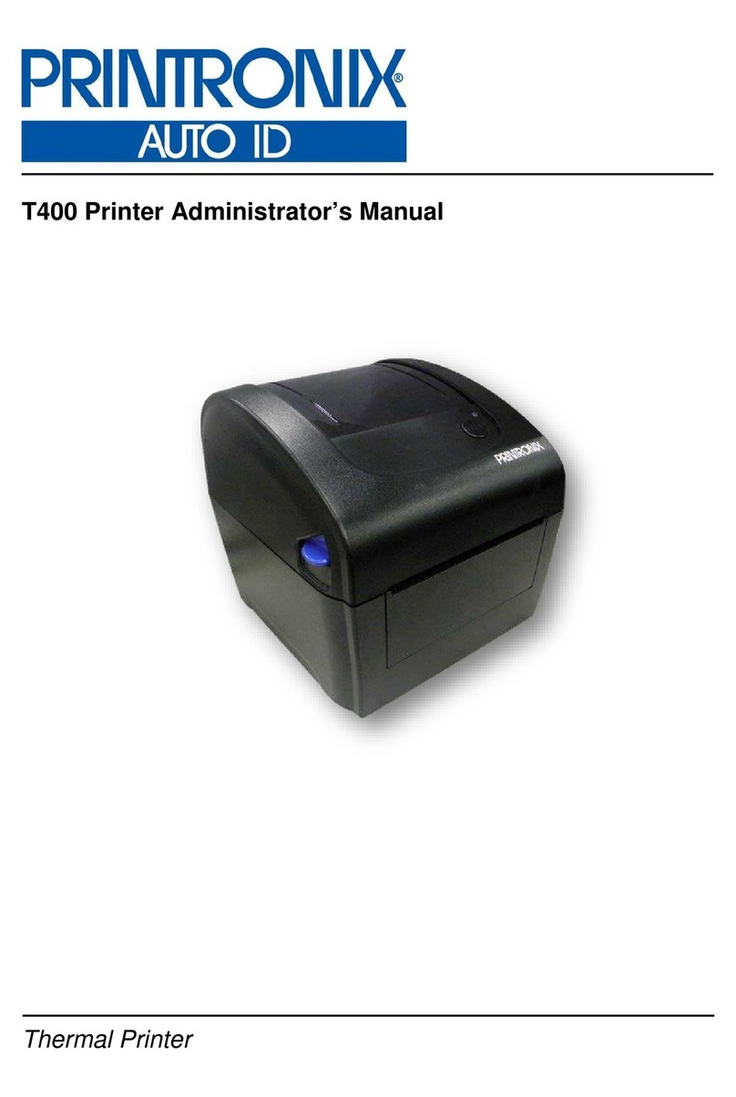 Printronix Auto ID T400 Use and care manual
