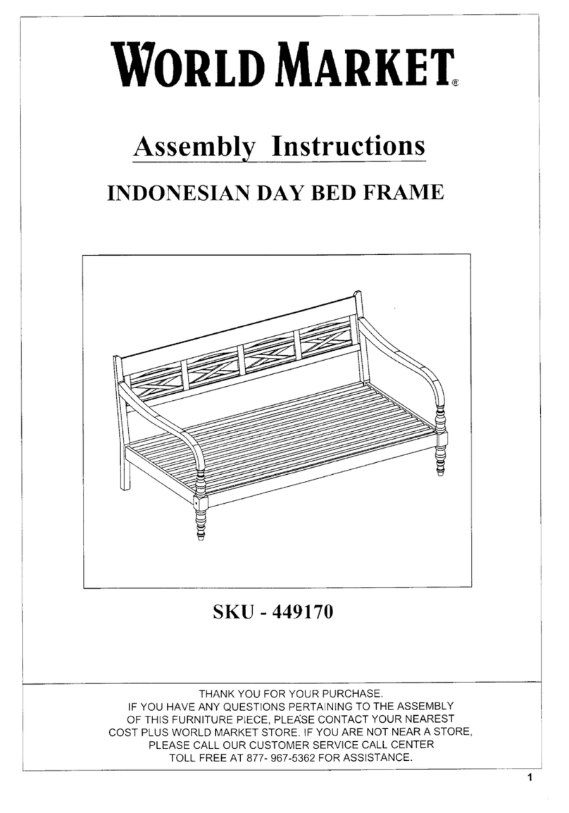 World Market 44917 Assembly instructions World Market 44917 Assembly instructions